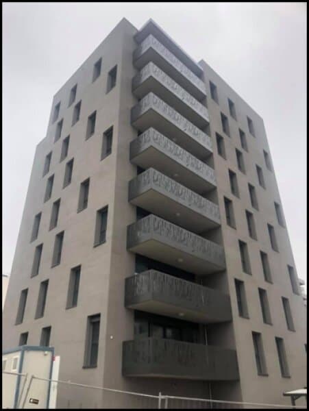Immeuble de 24 appartements aux Sciers avec fenêtres bois/aluminium